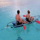 6MM هال 4MM مقعد قارب المياه الزجاجية ، وسائد هوائية 2 الجلوس على رأس كاياك الصيد