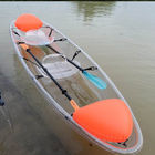 واضح 2 رجل قارب بلاستيكي ، المحيط نهر كاياك مع المجاذيف / نظام التوازن